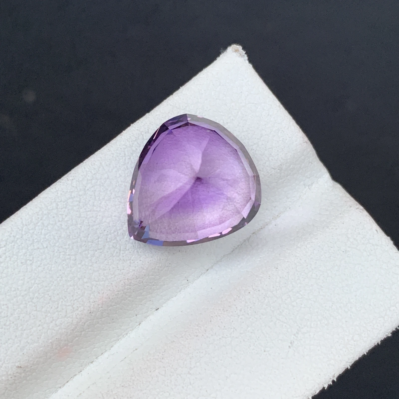 9.75 CT Natural Purple Amethyst Pear Shape Loose Gemstone — view 2
